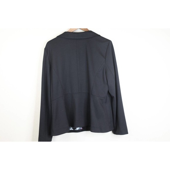 Sandro Vintage 3 Button Blazer XL Black Y2K Clueless - Picture 7 of 11